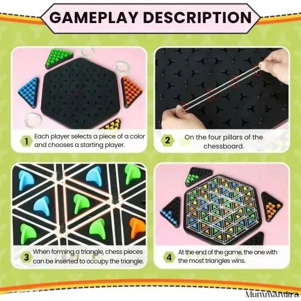 ChainChess™ – Triangle Tactics | Linked Moves | Strategic Play