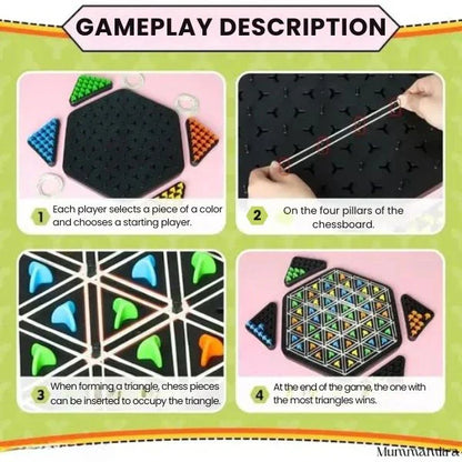 ChainChess™ – Triangle Tactics | Linked Moves | Strategic Play