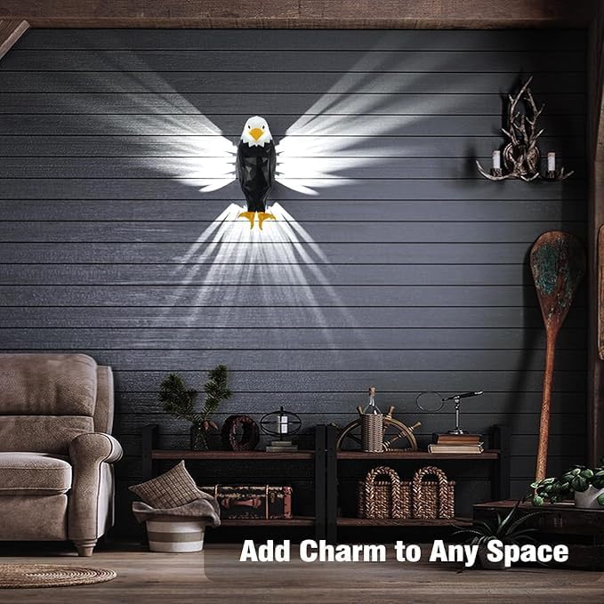 3D  Acrylic Eagle Magic Lamp