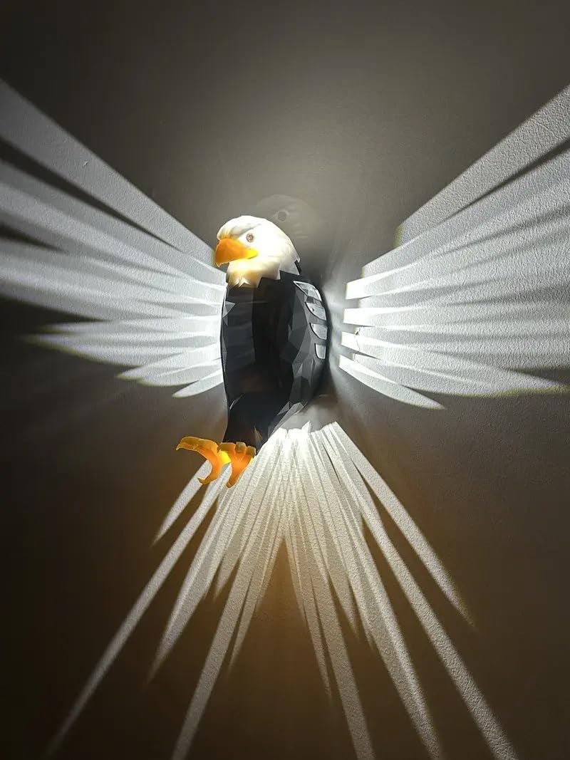 3D  Acrylic Eagle Magic Lamp