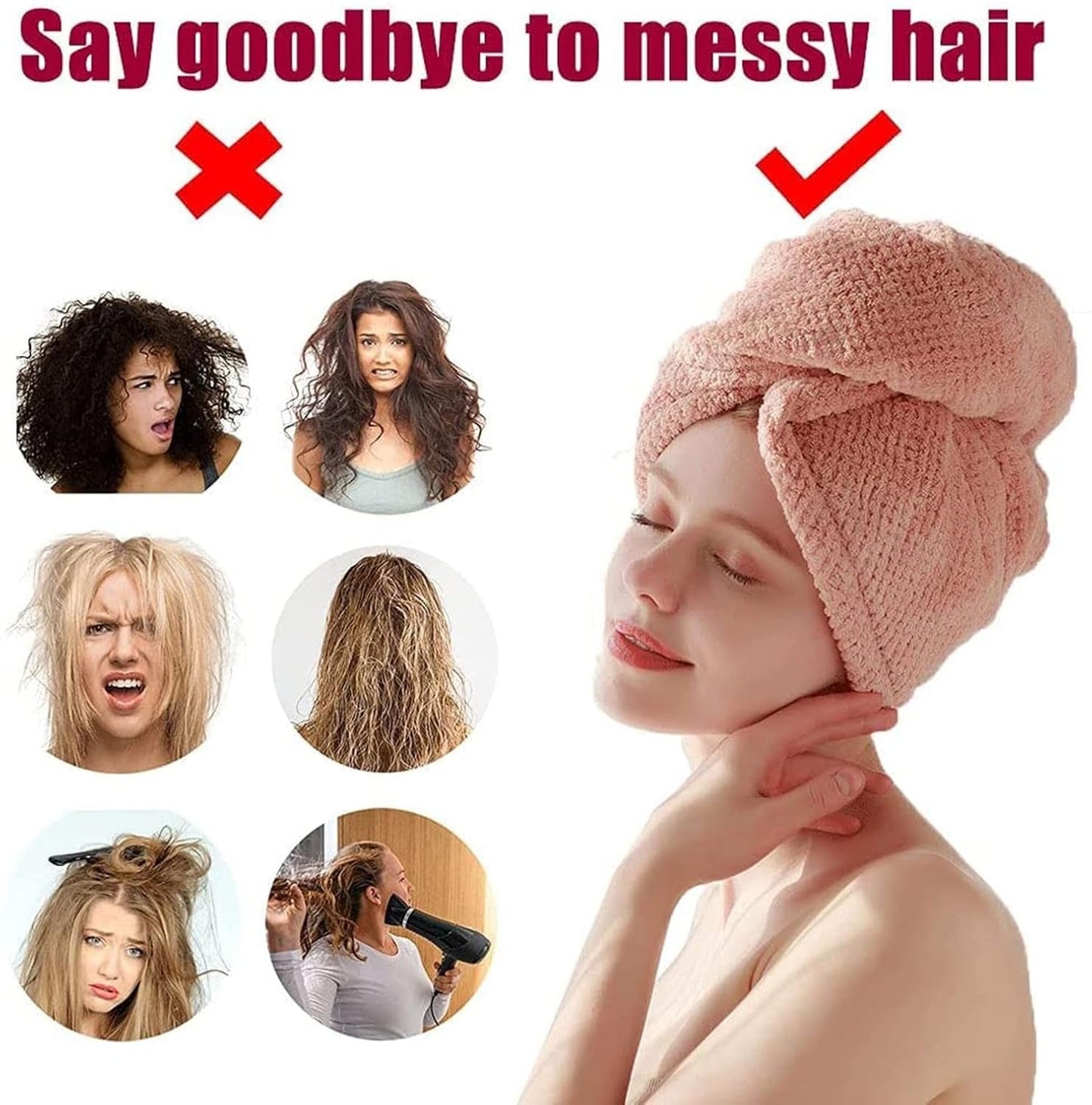 Microfibre Hair Towel