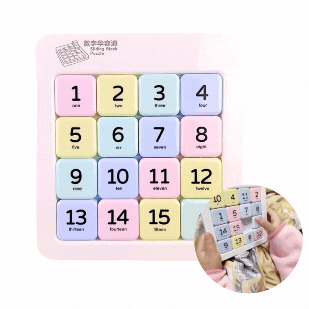 Number Sliding Puzzle (+1 FREE TOY GIFT)